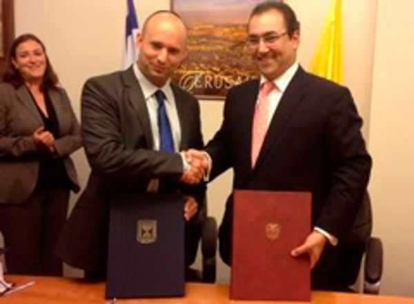 Colombia e Israel firman Tratado de Libre Comercio