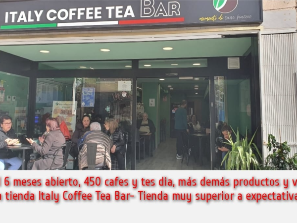 Café de especialidad, baristas y cafeterías de éxito Italy Coffee Tea Store, 25 cafés de especialidad, 200 bebidas de café, te, tisanas, en grano y capsulas,