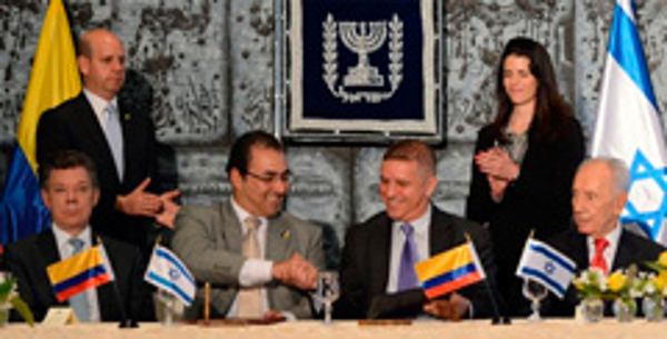 Israel y Colombia firman Tratado de Libre Comercio