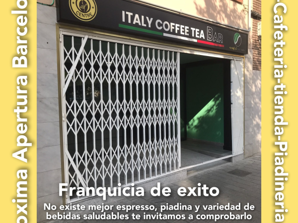 Ejemplo de bar, tienda Italy Coffee Tea , abierto hace cinco meses, Beneficio año después de gastos 15.000 € mes