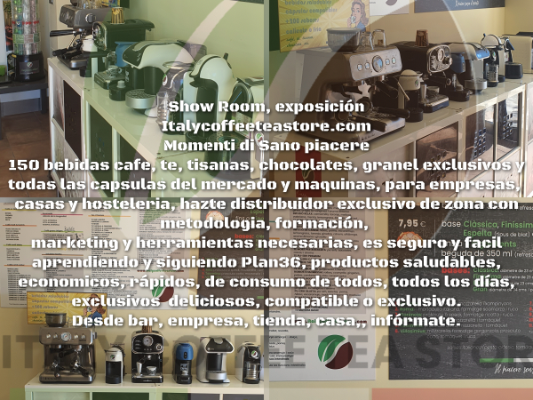 Hazte distribuidor desde donde quieras de bebidas italianas con una franquicia Italy Coffee Tea Store.
