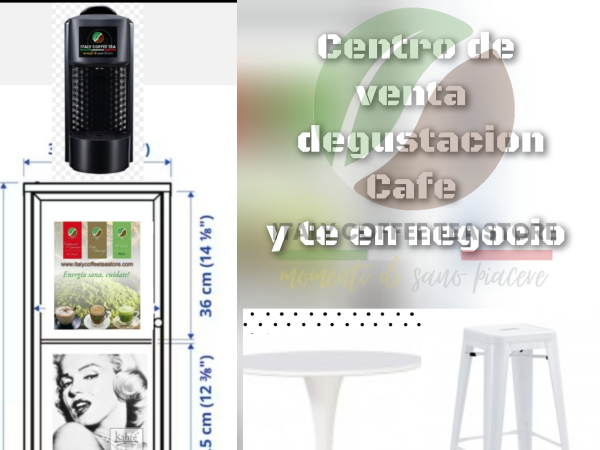Coloca 120 expositores en comercios Café y Te con una franquicia Italy Coffee Tea Store.