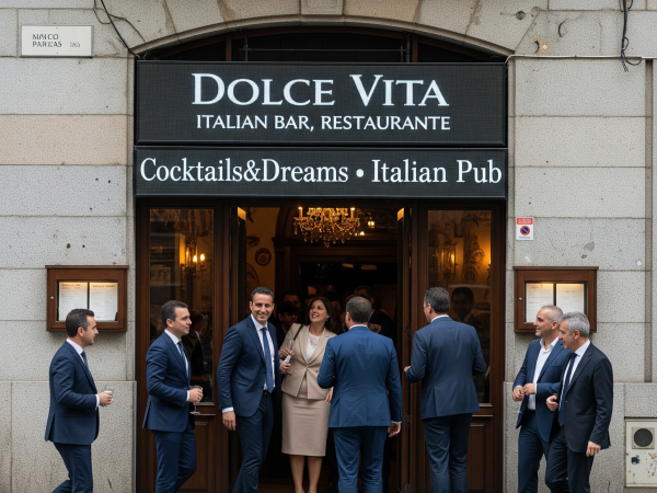Cocktailsanddreams.es junto con Dolce Vita, negocio de hosteleria italiana de 7am a 2 am, siempre un buen negocio