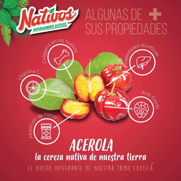 La franquicia Nativos tiene una nueva estrella: la acerola